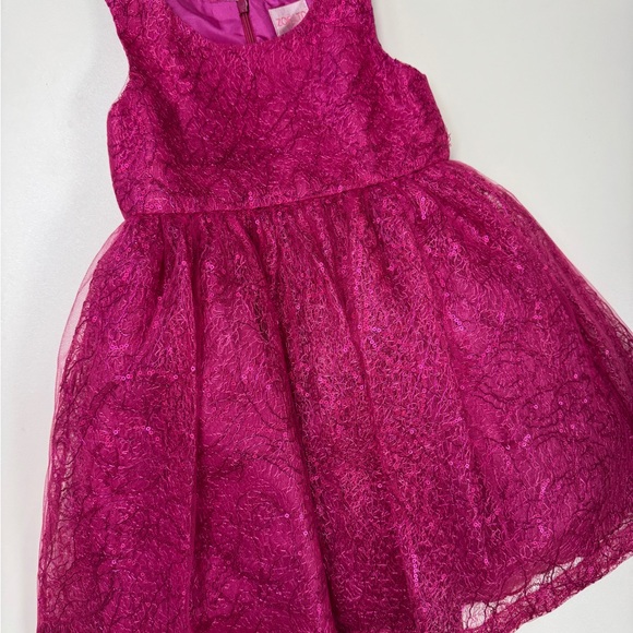 Sparkly Fuchsia Party Dress - Picture 2 of 13